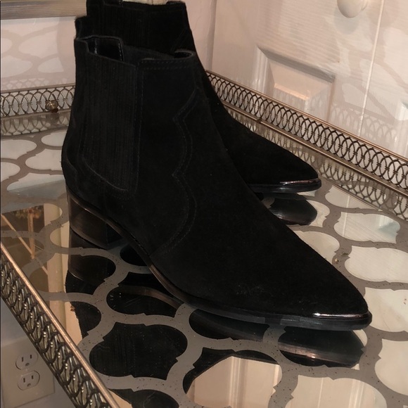 Marc Fisher Shoes - Marc Fisher black western inspired Chelsea boot